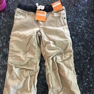 2 Gymboree khakis and black pants
